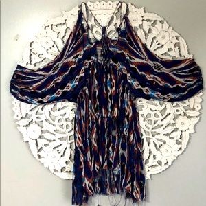 Free people monarch navy mini dress